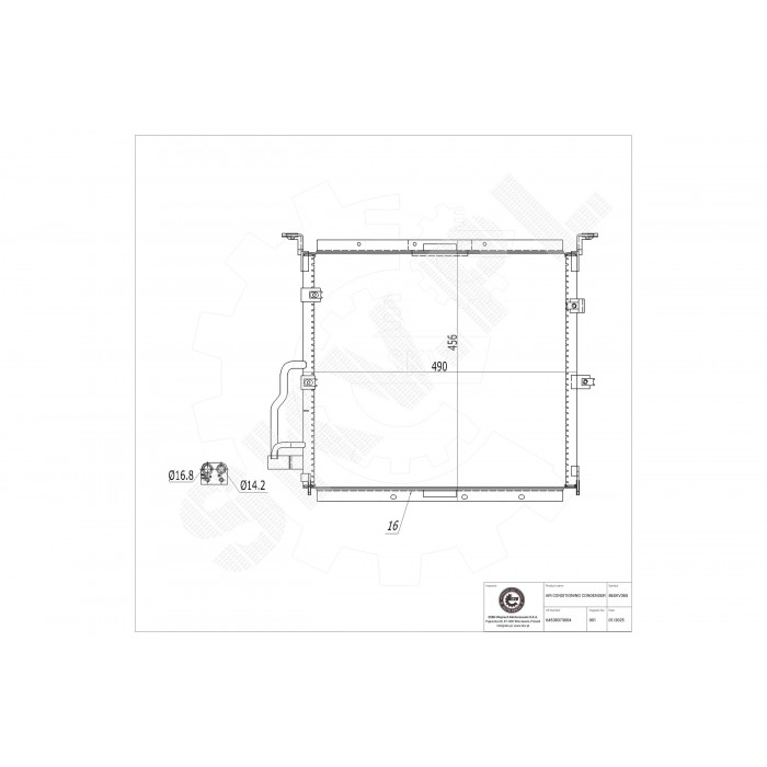 Condenseur de Climatisation Pour BMW Série 3 E36 Z3 8398181
