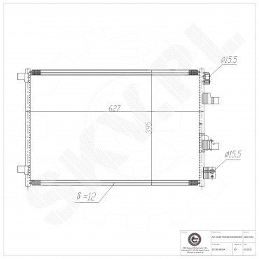 Condenseur de Climatisation Pour BMW Série 4 F33, F83 Honda FR-V 80110SJF003