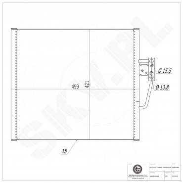Condenseur de Climatisation Pour BMW Série 5 E39 Z8 E52 64538378438 8378438