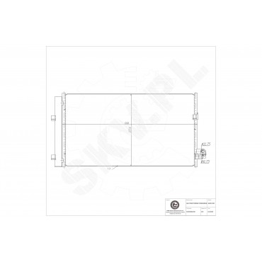 Condenseur de Climatisation Pour BMW Série 5 F90, G30 G31 64539364258 9364258