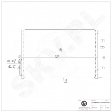 Condenseur de Climatisation Pour BMW X3 F25 X4 F26 64539216143 9216143