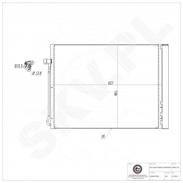 Condenseur de Climatisation Pour BMW X5 E70 F15, F85 X6 E71, E72 64509239992