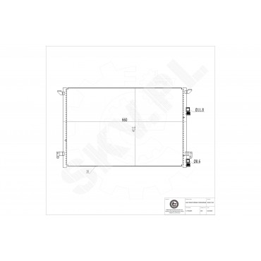 Condenseur de Climatisation Pour Cadillac BLS Wagon Saab 9-3 Break Décapotable