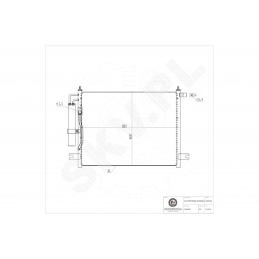 Condenseur de Climatisation Pour Chevrolet Aveo/Kalos Daewoo Kalos 96469288