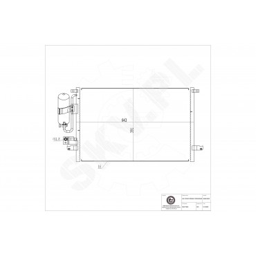 Condenseur de Climatisation Pour Chevrolet Epica