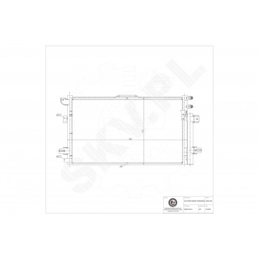 Condenseur de Climatisation Pour Chrysler Pacifica 68002779AA 68002779AB