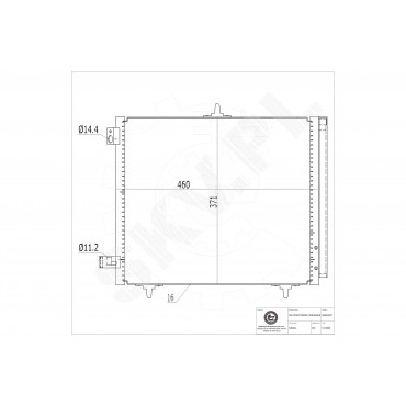 Condenseur de Climatisation Pour Peugeot Opel Citroën DS 9674813580 9683036480