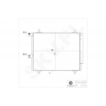 Condenseur de Climatisation Pour Peugeot Fiat Citroën Lancia 1489398080 6455AP