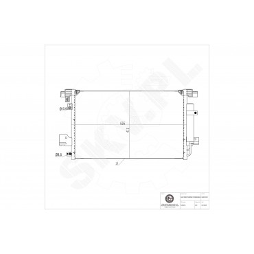Condenseur de Climatisation Pour Peugeot Citroën Mitsubishi 1687853380 7812A030
