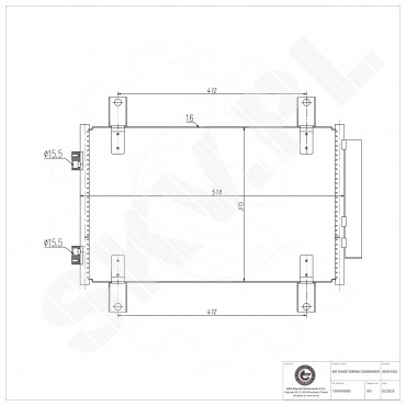 Condenseur de Climatisation Pour Peugeot Boxer Fiat Citroën 1347842080 6455EC
