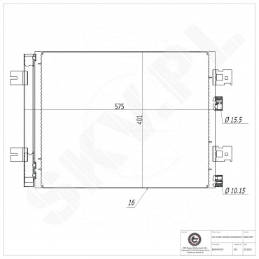 Condenseur de Climatisation Pour Renault Duster Logan Sandero Dacia Duster Logan