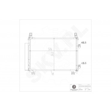 Condenseur de Climatisation Pour Toyota Yaris Daihatsu Charade VIII 884600D050