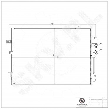 Condenseur de Climatisation Pour Fiat Freemont Dodge Journey Van