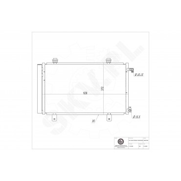 Condenseur de Climatisation Pour Fiat Sedici Suzuki SX4 71747380 71743782