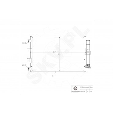 Condenseur de Climatisation Pour Ford C-Max II Focus III Grand Kuga DV6119710AC