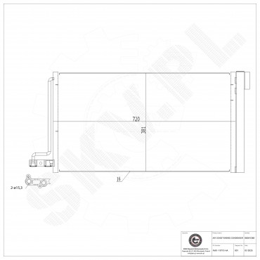 Condenseur de Climatisation Pour Ford C-Max II Focus III Grand 1684204 1769313