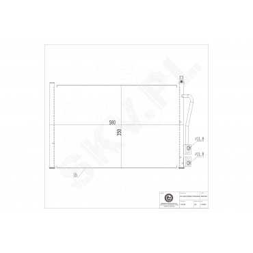 Condenseur de Climatisation Pour Ford Fiesta V Fusion Mazda 2