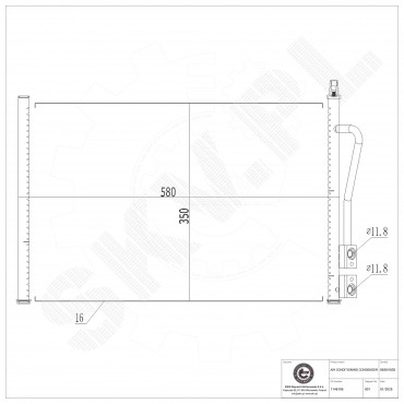 Condenseur de Climatisation Pour Ford Fiesta V Fusion Mazda 2
