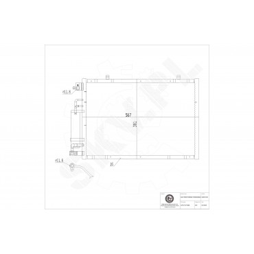 Condenseur de Climatisation Pour Ford Fiesta VI 1717509 1756718 AP3119710BA