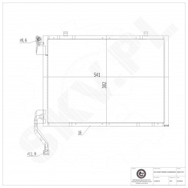 Condenseur de Climatisation Pour Ford Fiesta VI AP3119710AA