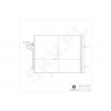 Condenseur de Climatisation Pour Ford Focus III Kuga II Tourneo Transit 1785465