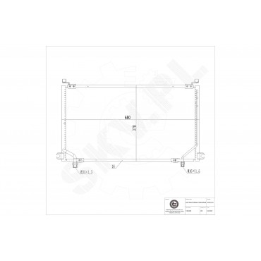 Condenseur de Climatisation Pour Ford Maverick Van Nissan Terrano II
