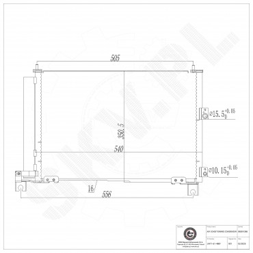 Condenseur de Climatisation Pour Ford Ranger Mazda B-Serie BT-50 Pick-up