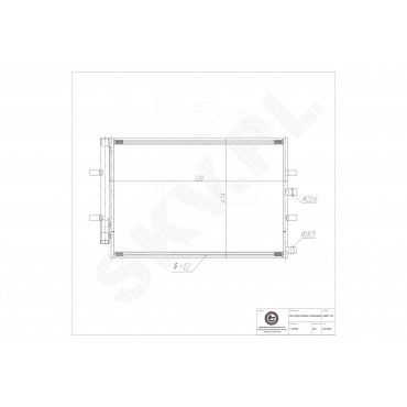 Condenseur de Climatisation Pour Ford Tourneo Transit 1778169