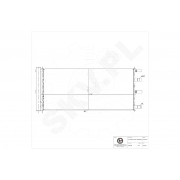 Condenseur de Climatisation Pour Ford Tourneo Transit 2006299 GK2119710AA