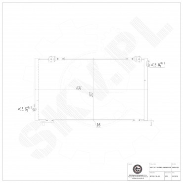 Condenseur de Climatisation Pour Honda Accord V VI 80110S1A602 80110S1AG01