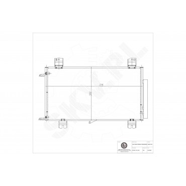 Condenseur de Climatisation Pour Honda Accord VIII 80100TL0G01
