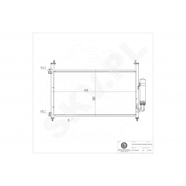 Condenseur de Climatisation Pour Honda Civic VIII 80110SMGE01 80110SMGE02