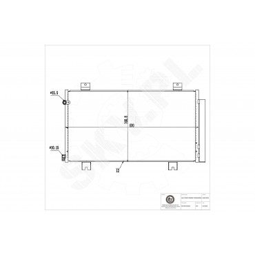 Condenseur de Climatisation Pour Honda Civic X 80100TGNG01