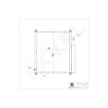 Condenseur de Climatisation Pour Honda Jazz II 80110SAA003 80110SAA305