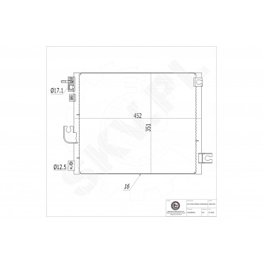 Condenseur de Climatisation Pour Hyundai Atos 9760605000 9760605500