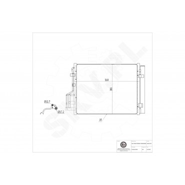 Condenseur de Climatisation Pour Hyundai Elantra i30 Kia Cee'D 3/5 Portes SW Pro