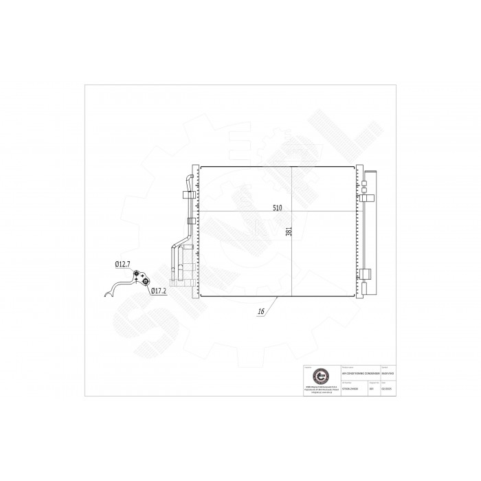 Condenseur de Climatisation Pour Hyundai Elantra i30 Kia Cee'D 3/5 Portes SW Pro