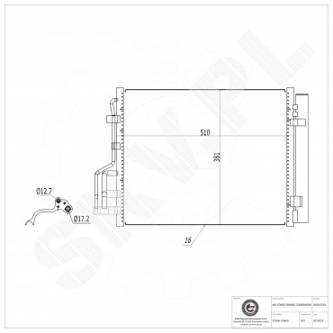 Condenseur de Climatisation Pour Hyundai Elantra i30 Kia Cee'D 3/5 Portes SW Pro