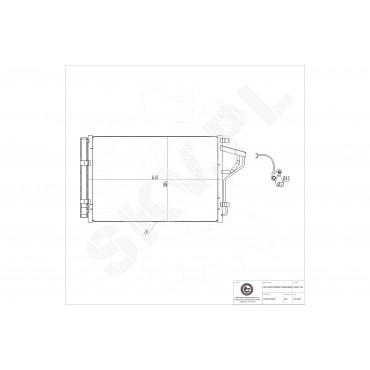 Condenseur de Climatisation Pour Hyundai Elantra i30 Kia Cee'D Sportswagon Pro