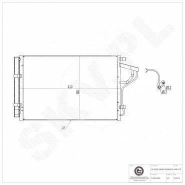 Condenseur de Climatisation Pour Hyundai Elantra i30 Kia Cee'D Sportswagon Pro