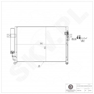 Condenseur de Climatisation Pour Hyundai Getz 976061C100 976061C350 CD1024