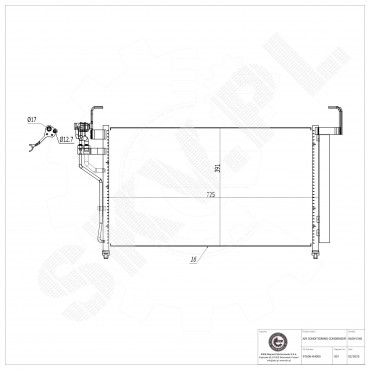 Condenseur de Climatisation Pour Hyundai H-1 976064H200