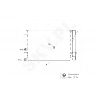 Condenseur de Climatisation Pour Hyundai i20 976061J000 976064P000