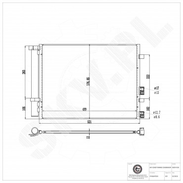 Condenseur de Climatisation Pour Hyundai i20 976064P200
