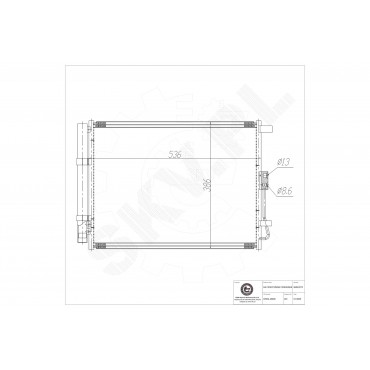 Condenseur de Climatisation Pour Hyundai i30 Kia Cee'D Sportswagon