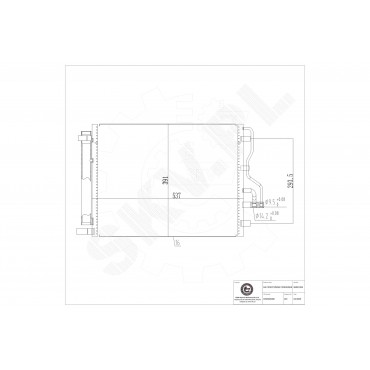 Condenseur de Climatisation Pour Hyundai ix35 Kia Sportage 976062S000 976062S001