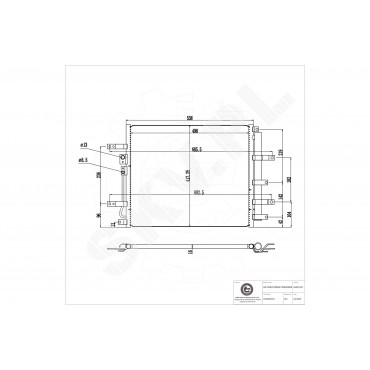 Condenseur de Climatisation Pour Hyundai Kona Kia Niro 97606K4010