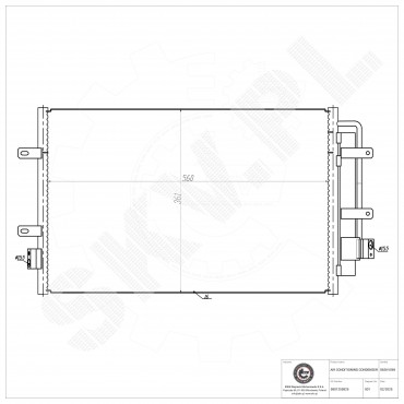 Condenseur de Climatisation Pour Iveco Daily Citys V VI 5801255825