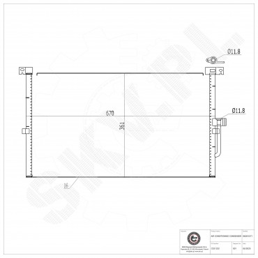 Condenseur de Climatisation Pour Jaguar X-Type 4H19710AA C2S1232 C2S43484