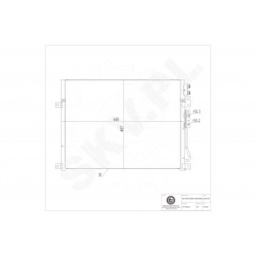 Condenseur de Climatisation Pour Jeep Commander Grand Cherokee III 55116928AA
